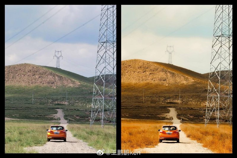 #摄影后期对比#摄影后期对比